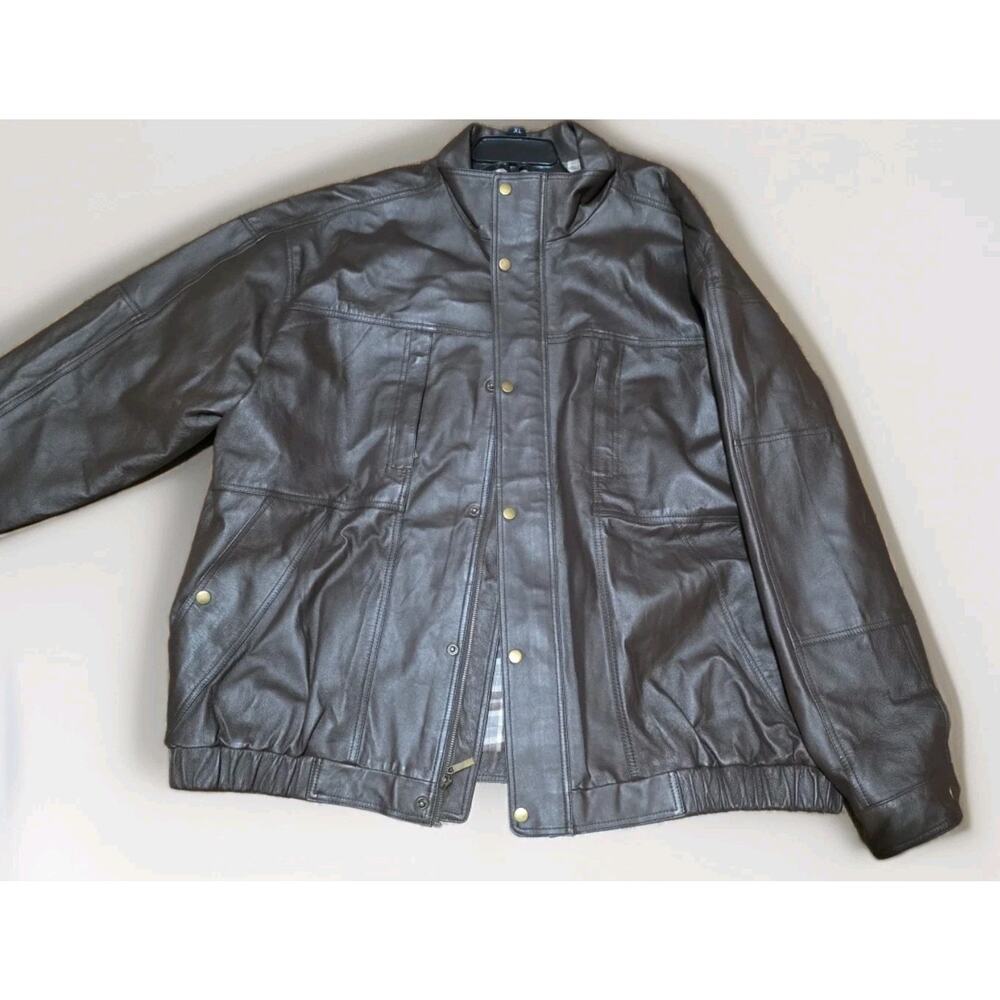Mens Real leather Riding jacket 2 XL Harbor Bay
